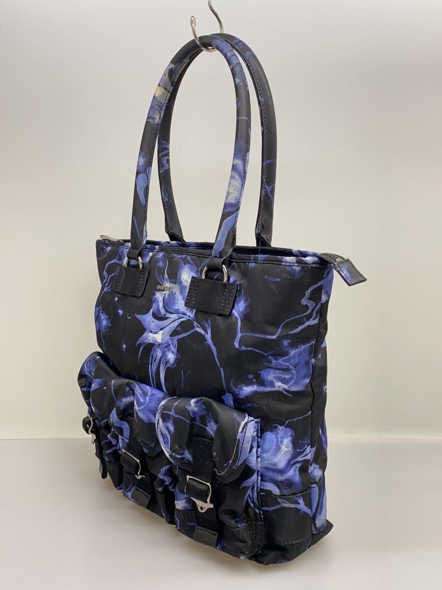 DIESEL Tote Bag Nylon NVY All Over Pattern⑧ 2