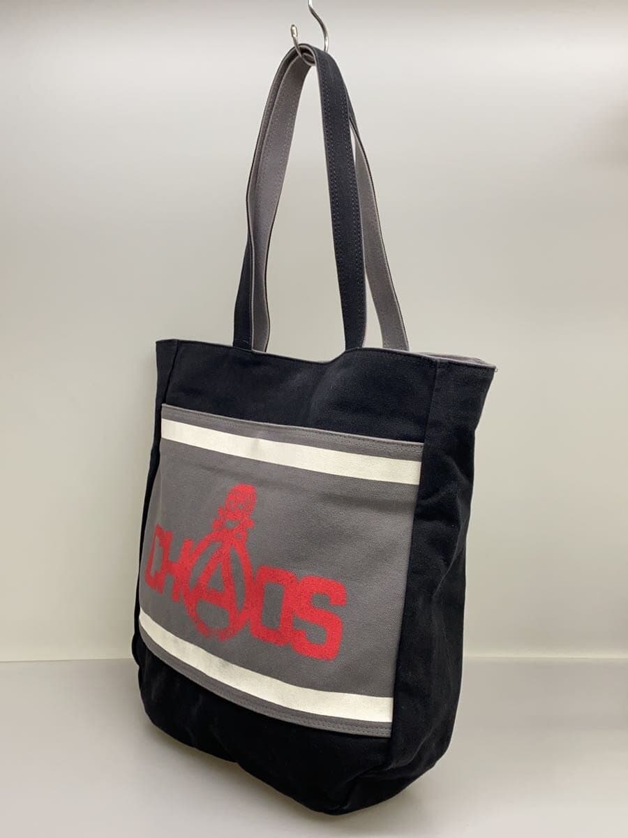 Vivienne Westwood CHAOS Tote Bag Canvas BLK 2