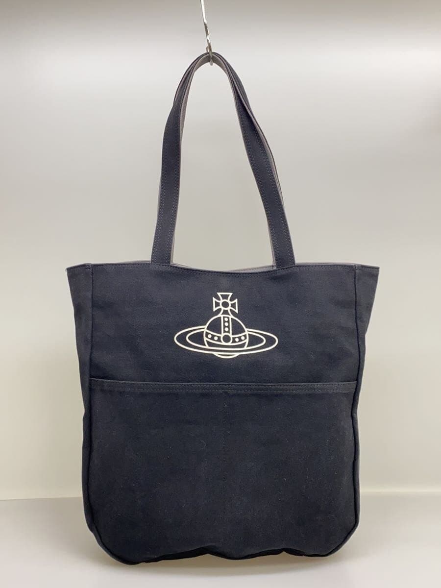 Vivienne Westwood CHAOS Tote Bag Canvas BLK 3