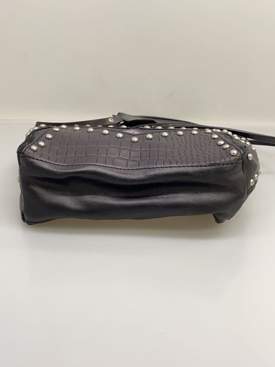 DIESEL2-Way Mesh Studs Tote Bag BLK 4