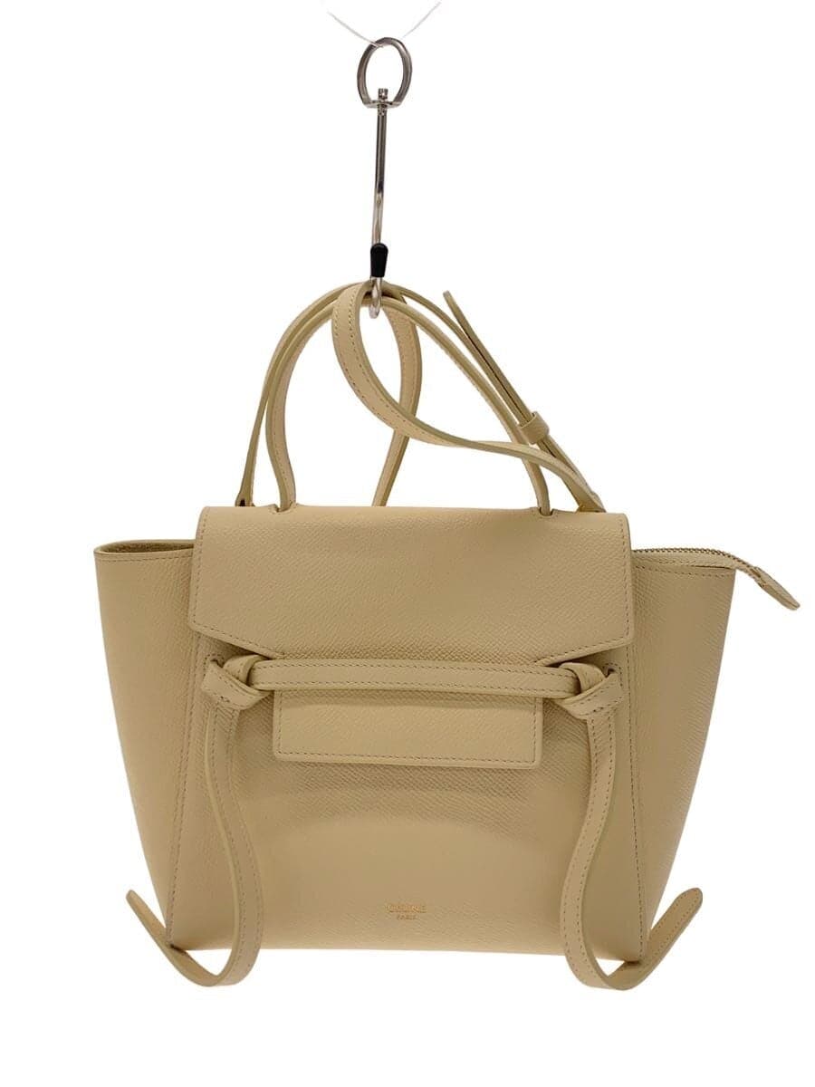 CELINE Nano Belt Bag Shoulder Bag Leather CRM