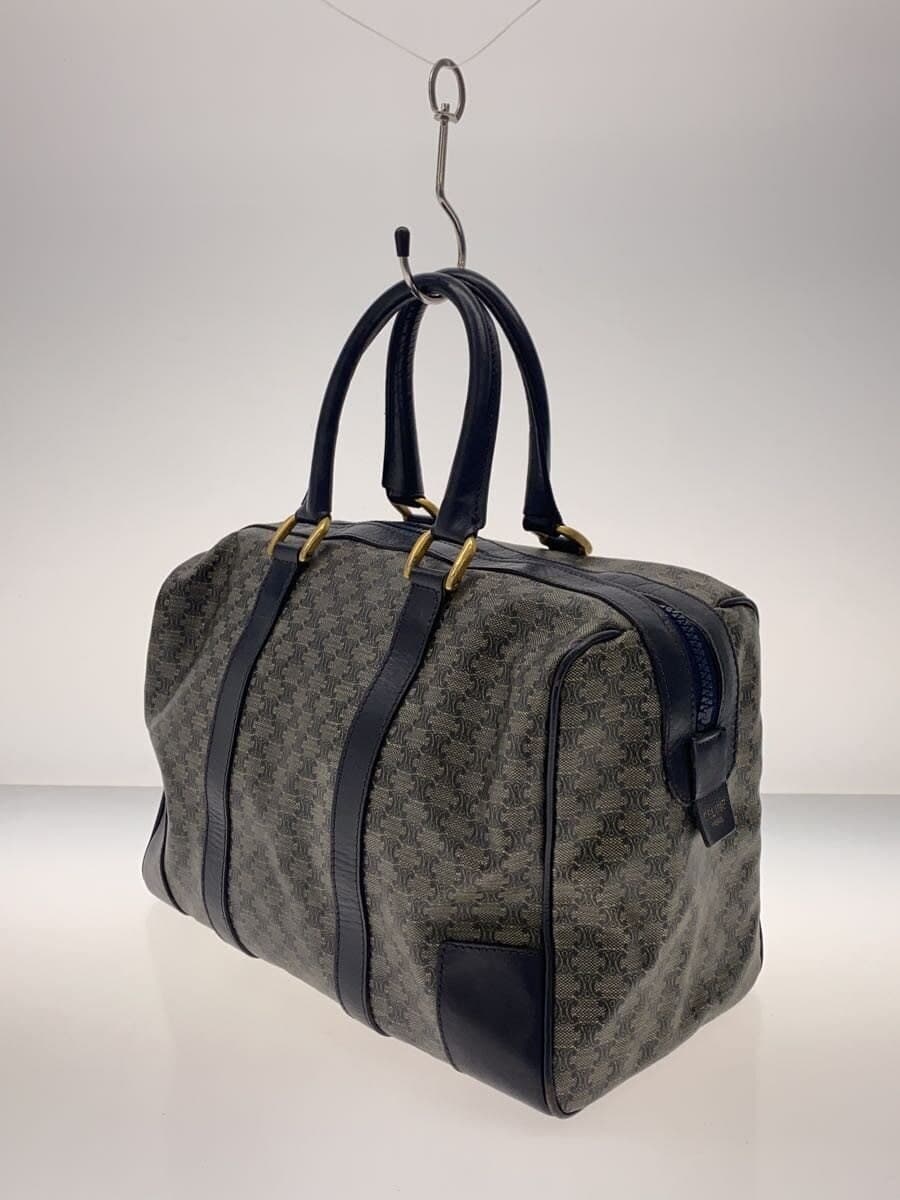 CELINE Triomphe Hardware OLD Handbag PVC NVY All Over Pattern 2