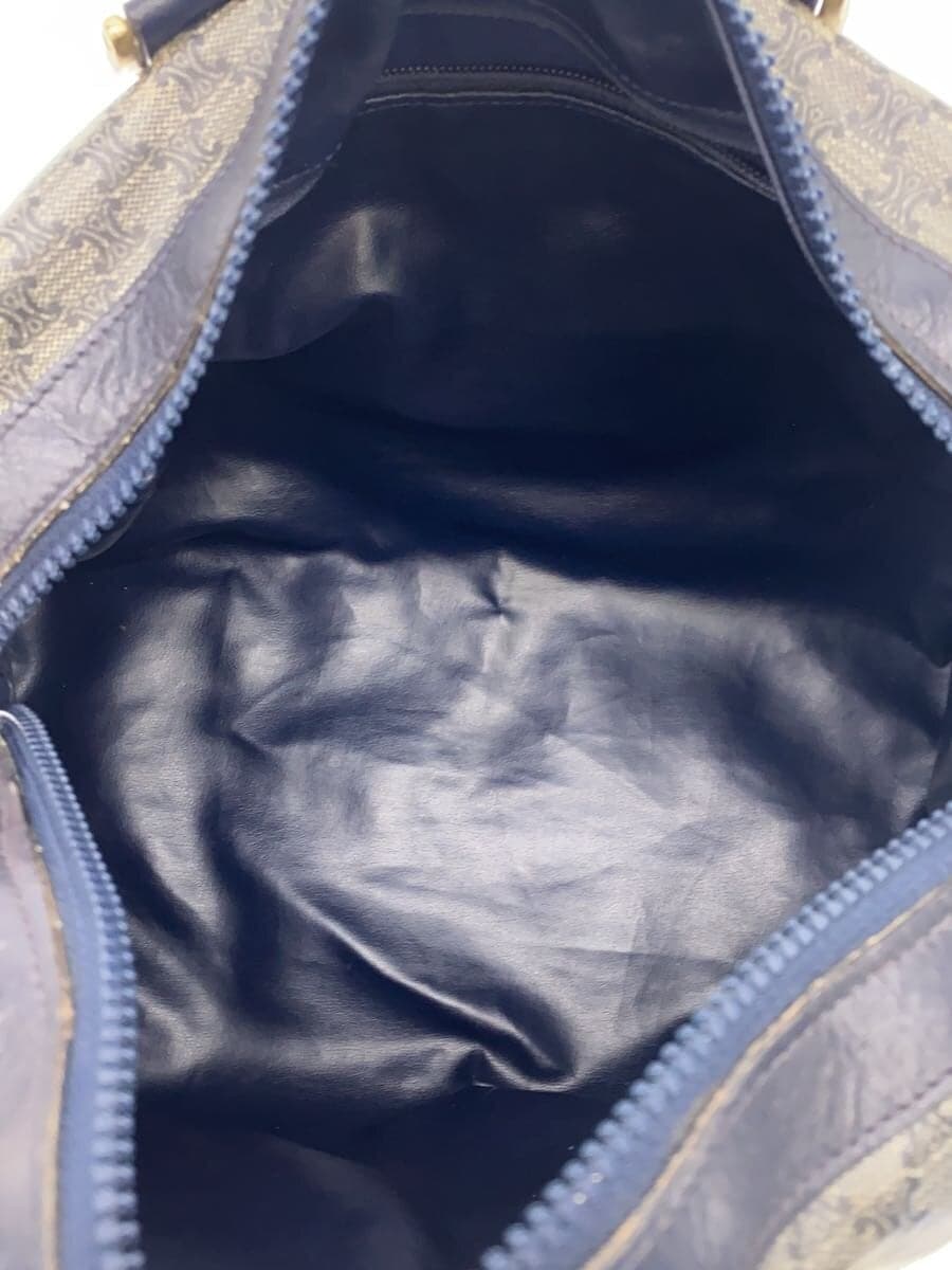 CELINE Triomphe Hardware OLD Handbag PVC NVY All Over Pattern 6