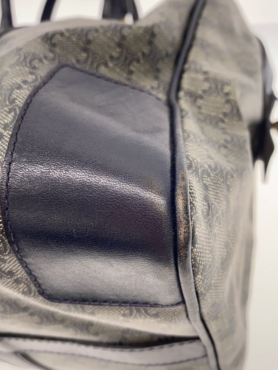 CELINE Triomphe Hardware OLD Handbag PVC NVY All Over Pattern 7