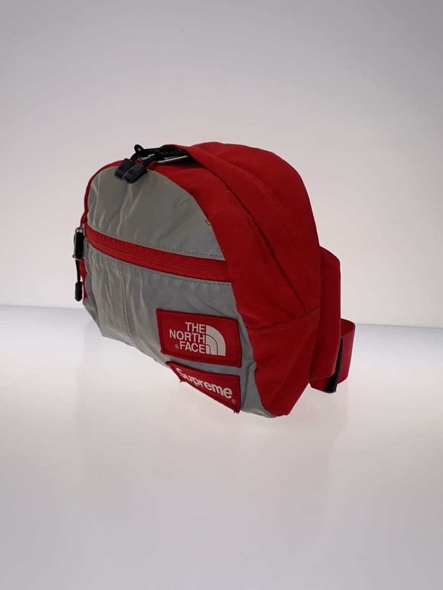 Supreme x THE NORTH FACE x THE NORTH FACE REFLECTIVE 3M ROO Shoulder Bag Polyester RED 2