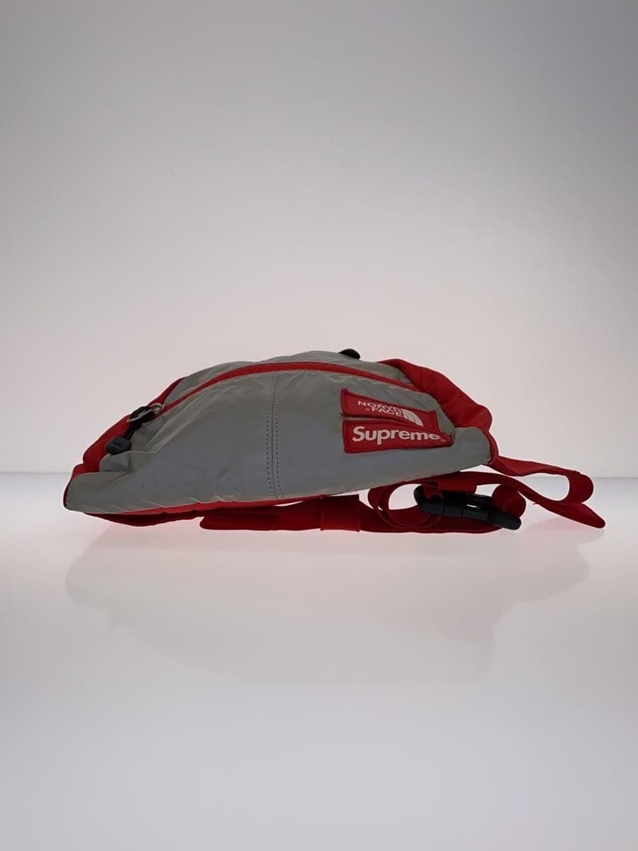 Supreme x THE NORTH FACE x THE NORTH FACE REFLECTIVE 3M ROO Shoulder Bag Polyester RED 4