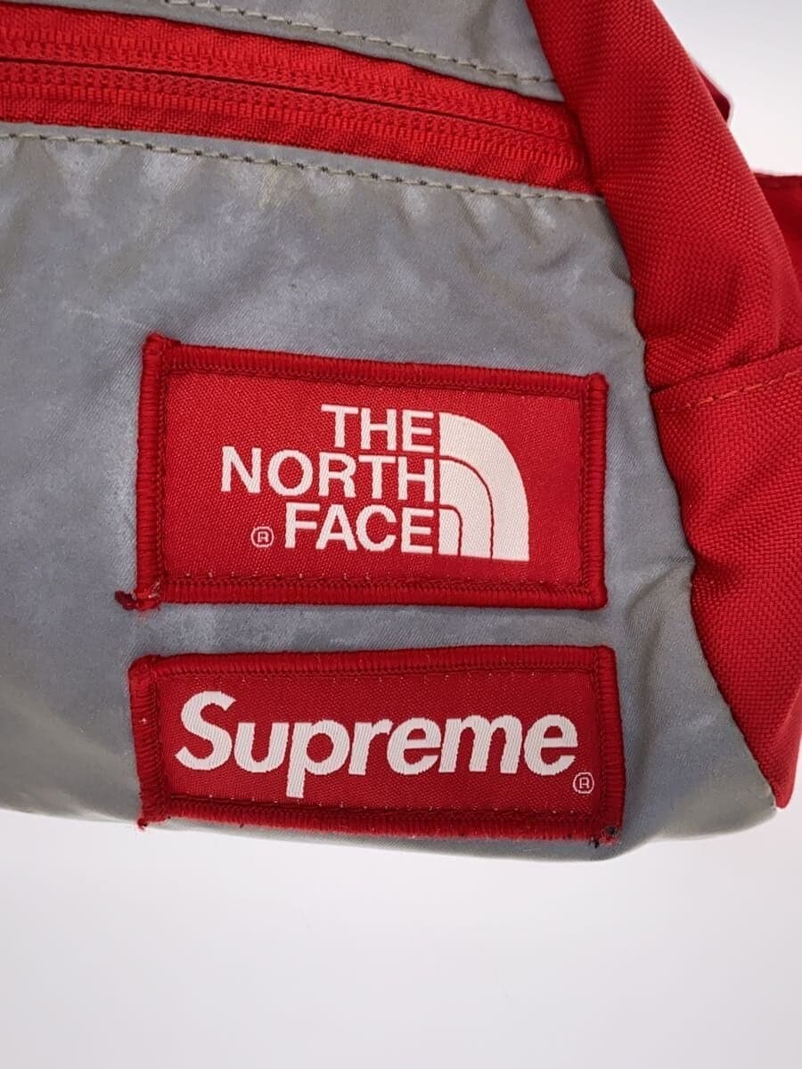 Supreme x THE NORTH FACE x THE NORTH FACE REFLECTIVE 3M ROO Shoulder Bag Polyester RED 5