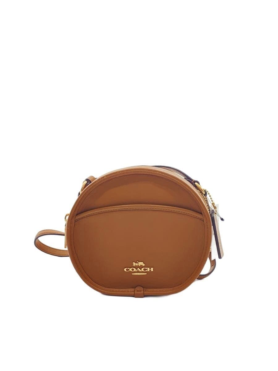 COACH Circle Shoulder Bag Leather CML f27971