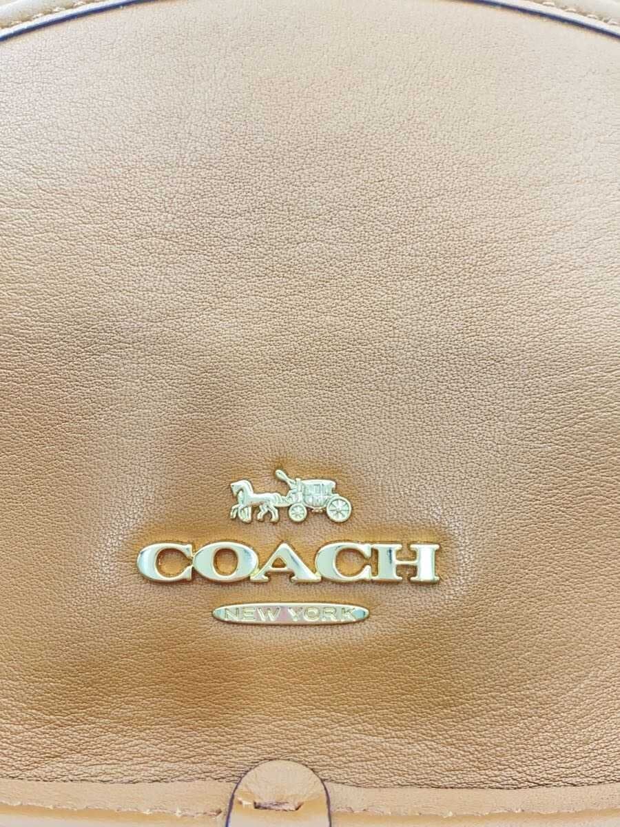 COACH Circle Shoulder Bag Leather CML f27971 5