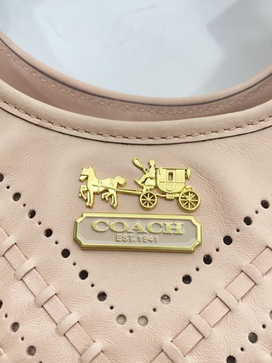 COACH Shoulder Bag_All Leather_All Over Pattern Leather PNK All Over Pattern 5