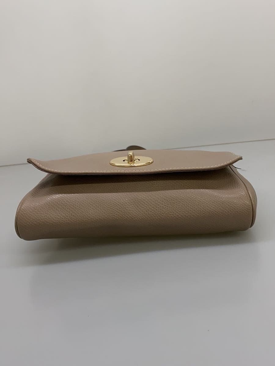 COACH Shoulder Bag_All Leather Leather BEG Beige 4