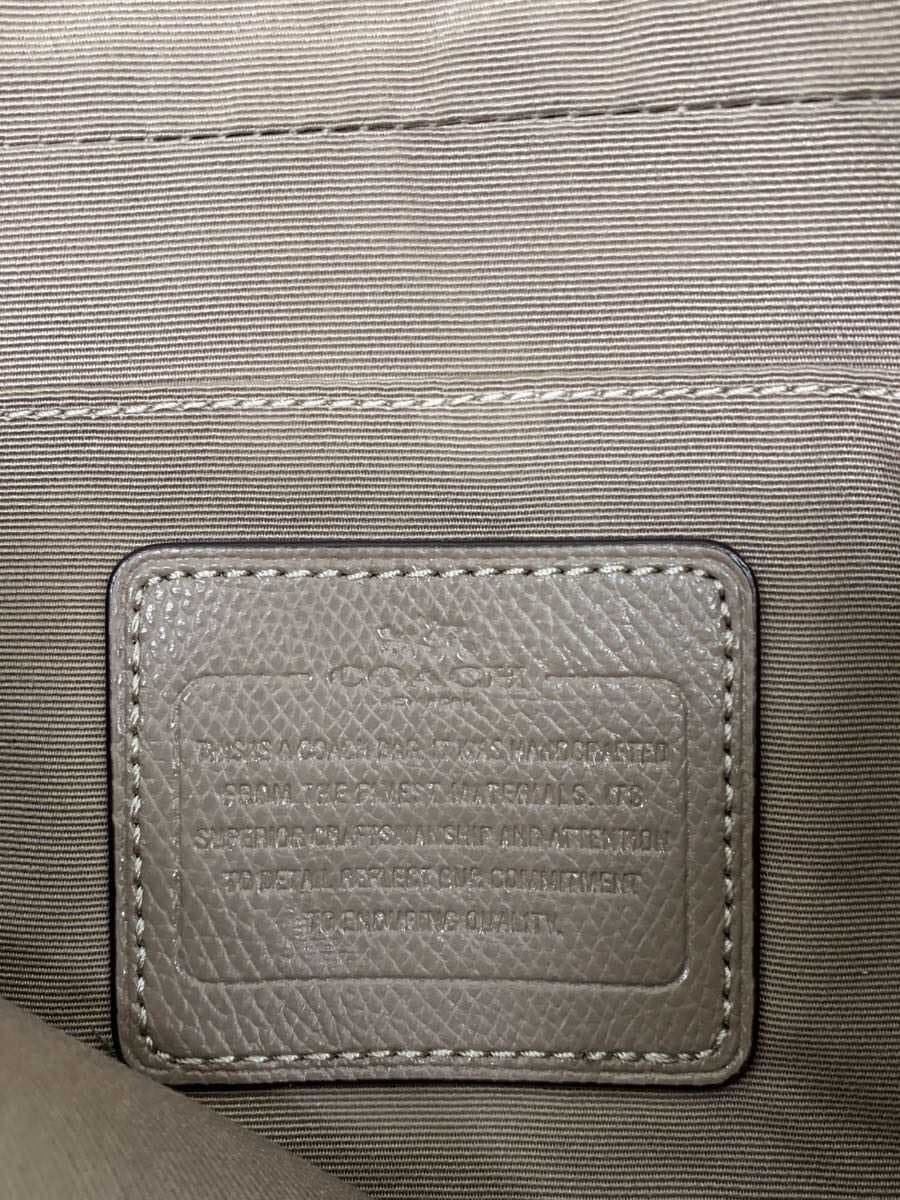 COACH Shoulder Bag_All Leather Leather BEG Beige 5