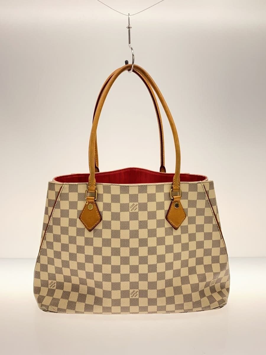 LOUIS VUITTON Calvi _Damier Azur PVC WHT White 3