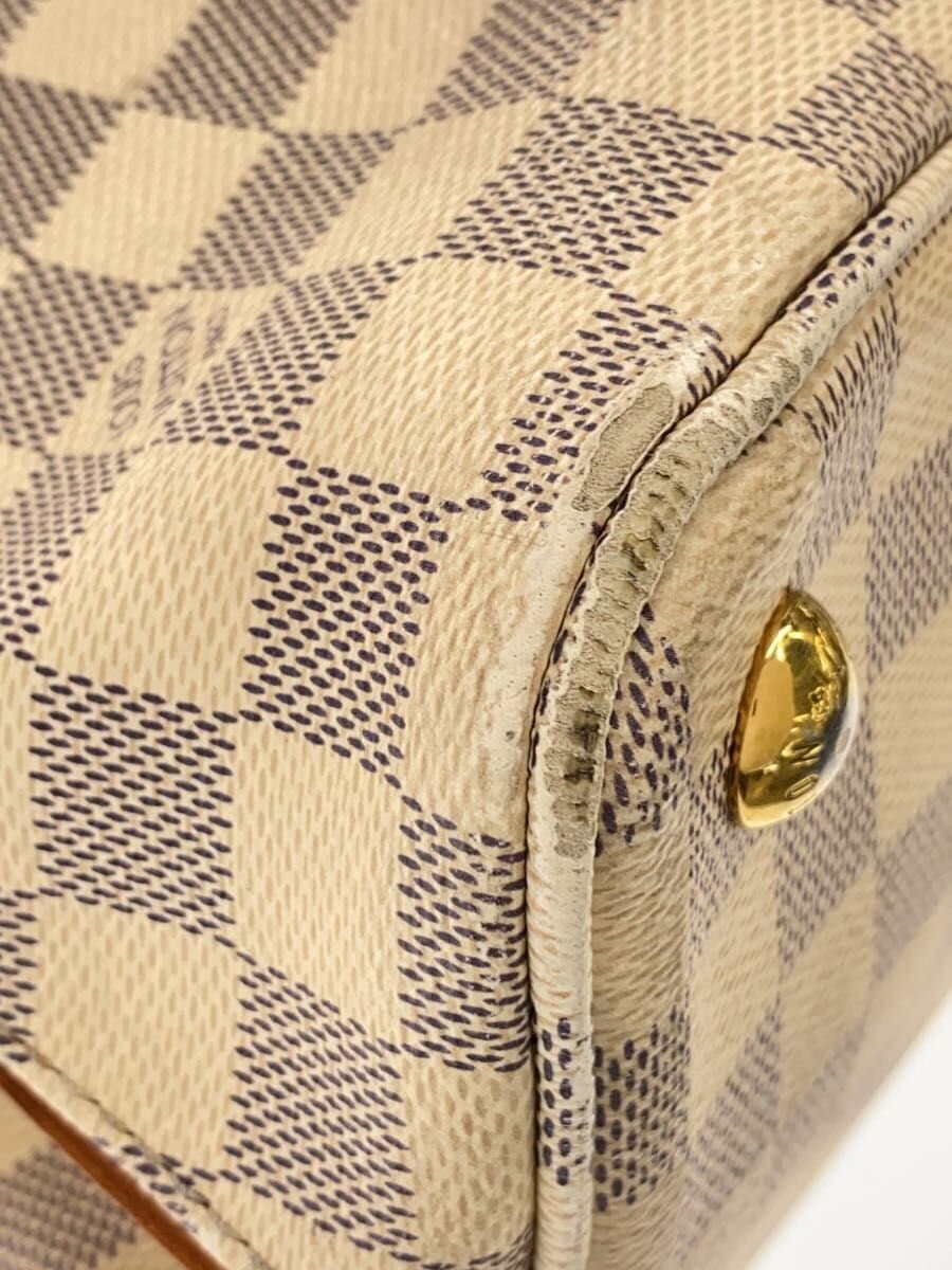 LOUIS VUITTON Calvi _Damier Azur PVC WHT White 7