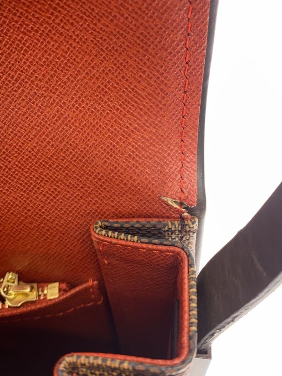 LOUIS VUITTON Tribeca Mini_Damier Ebene PVC BRW Brown 7