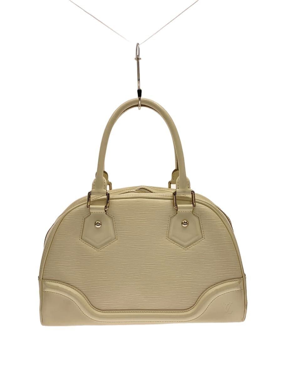 LOUIS VUITTON Bo Ring Montaigne PM_Epi Leather WHT White