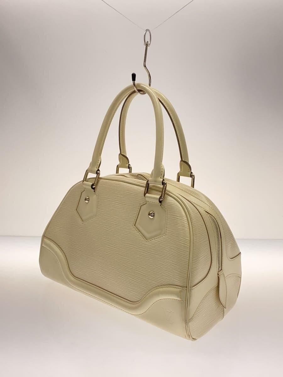 LOUIS VUITTON Bo Ring Montaigne PM_Epi Leather WHT White 2