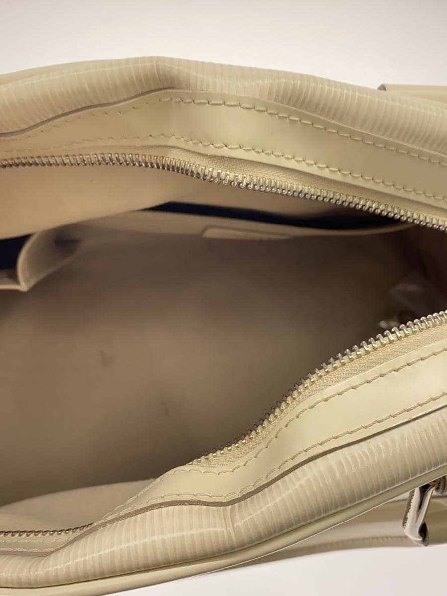 LOUIS VUITTON Bo Ring Montaigne PM_Epi Leather WHT White 6