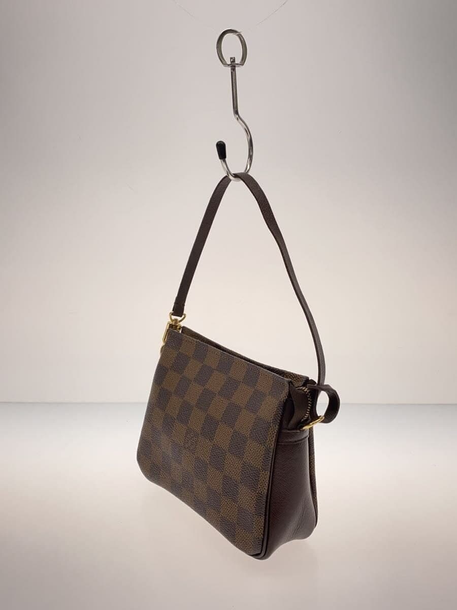 LOUIS VUITTON Trousse Makeup _Damier Ebene PVC BRW All Over Pattern 2