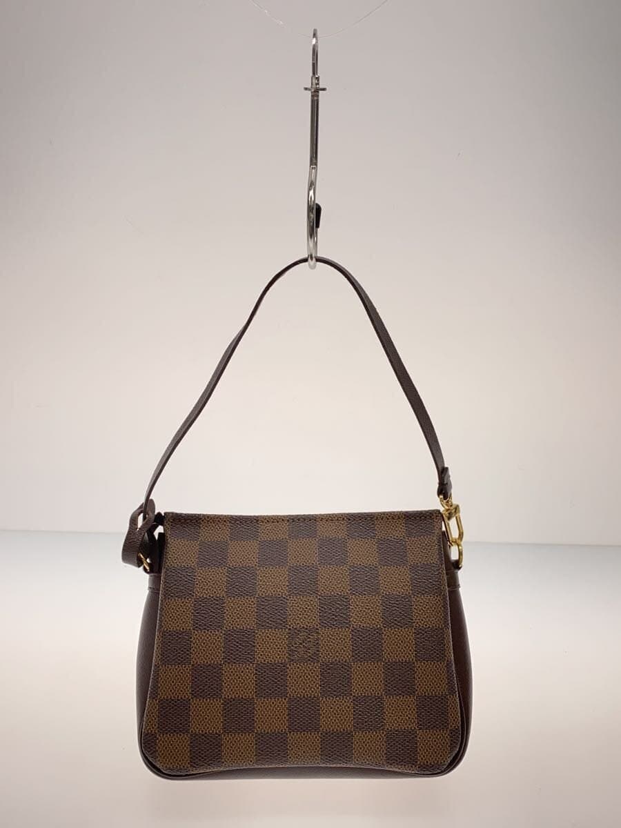 LOUIS VUITTON Trousse Makeup _Damier Ebene PVC BRW All Over Pattern 3