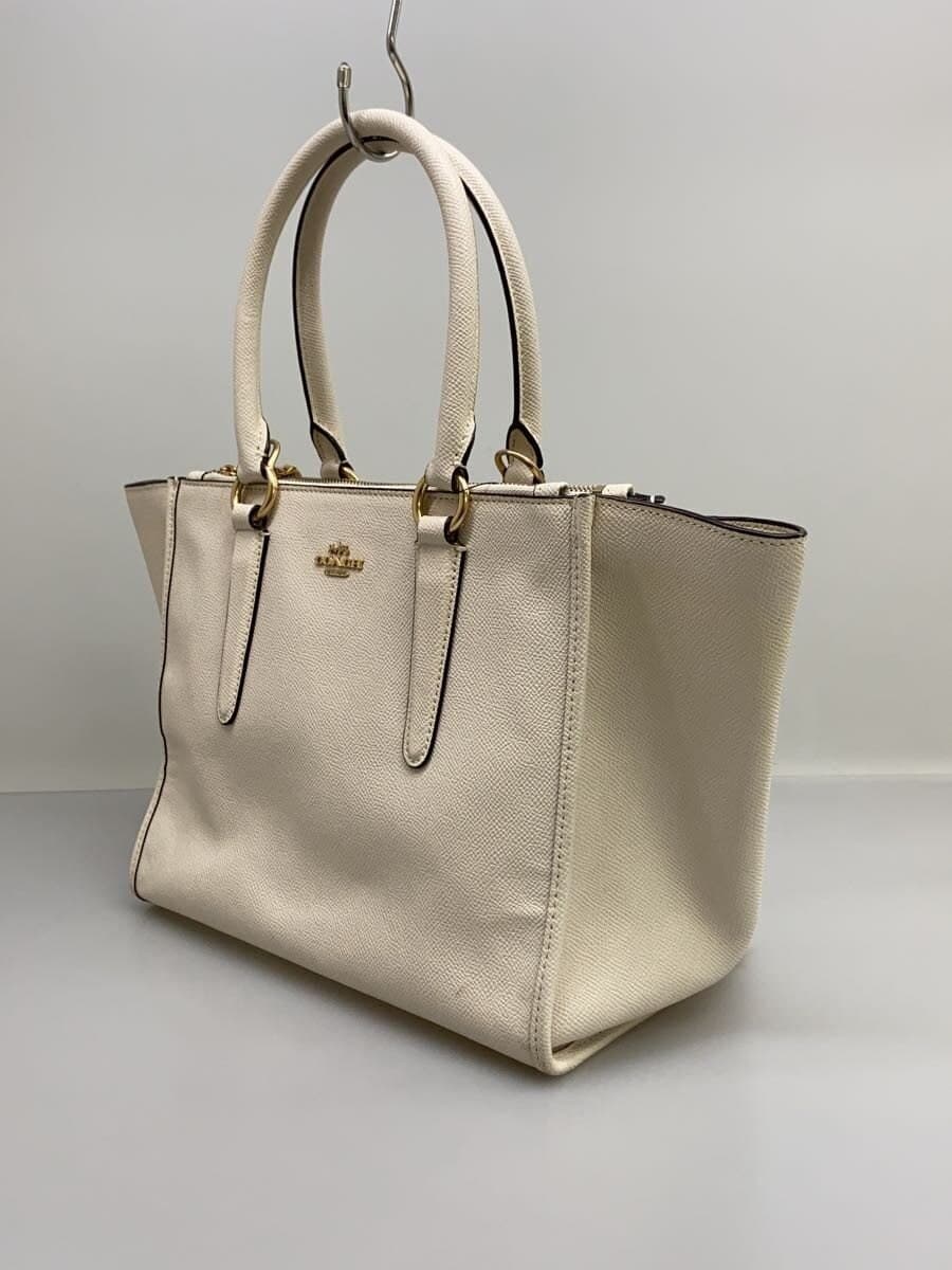 COACH Handbag WHT Solid F14928 White 2