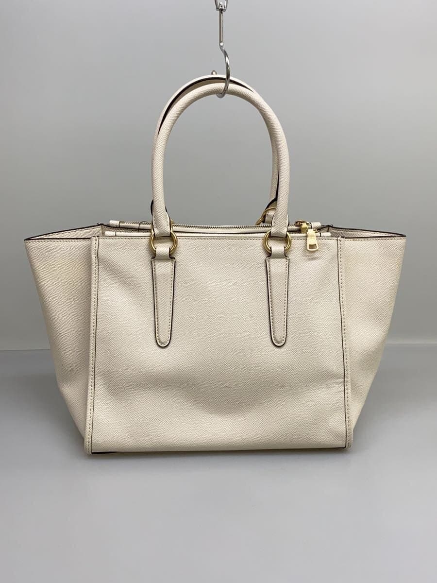 COACH Handbag WHT Solid F14928 White 3