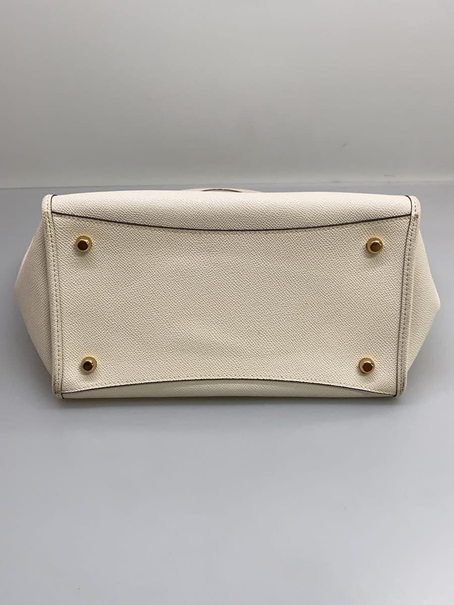 COACH Handbag WHT Solid F14928 White 4