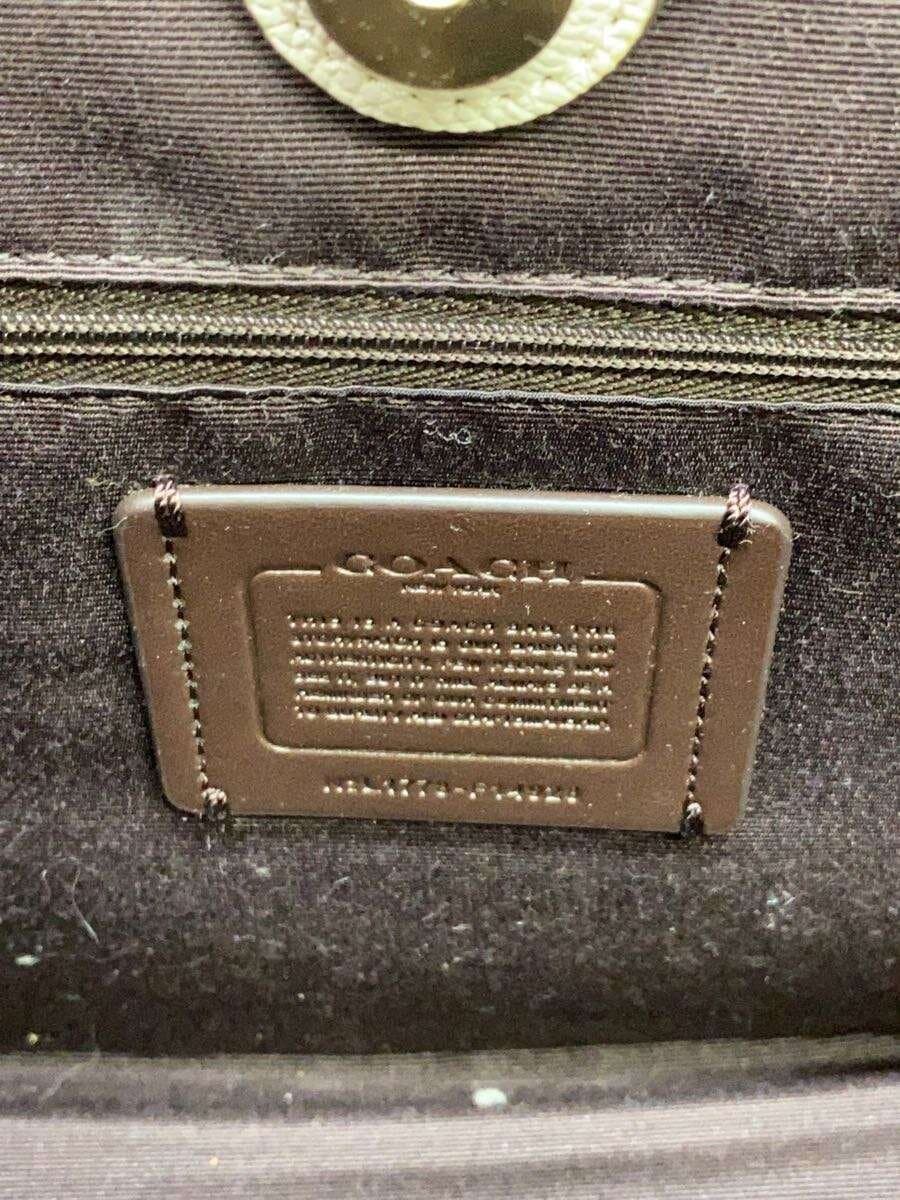 COACH Handbag WHT Solid F14928 White 5