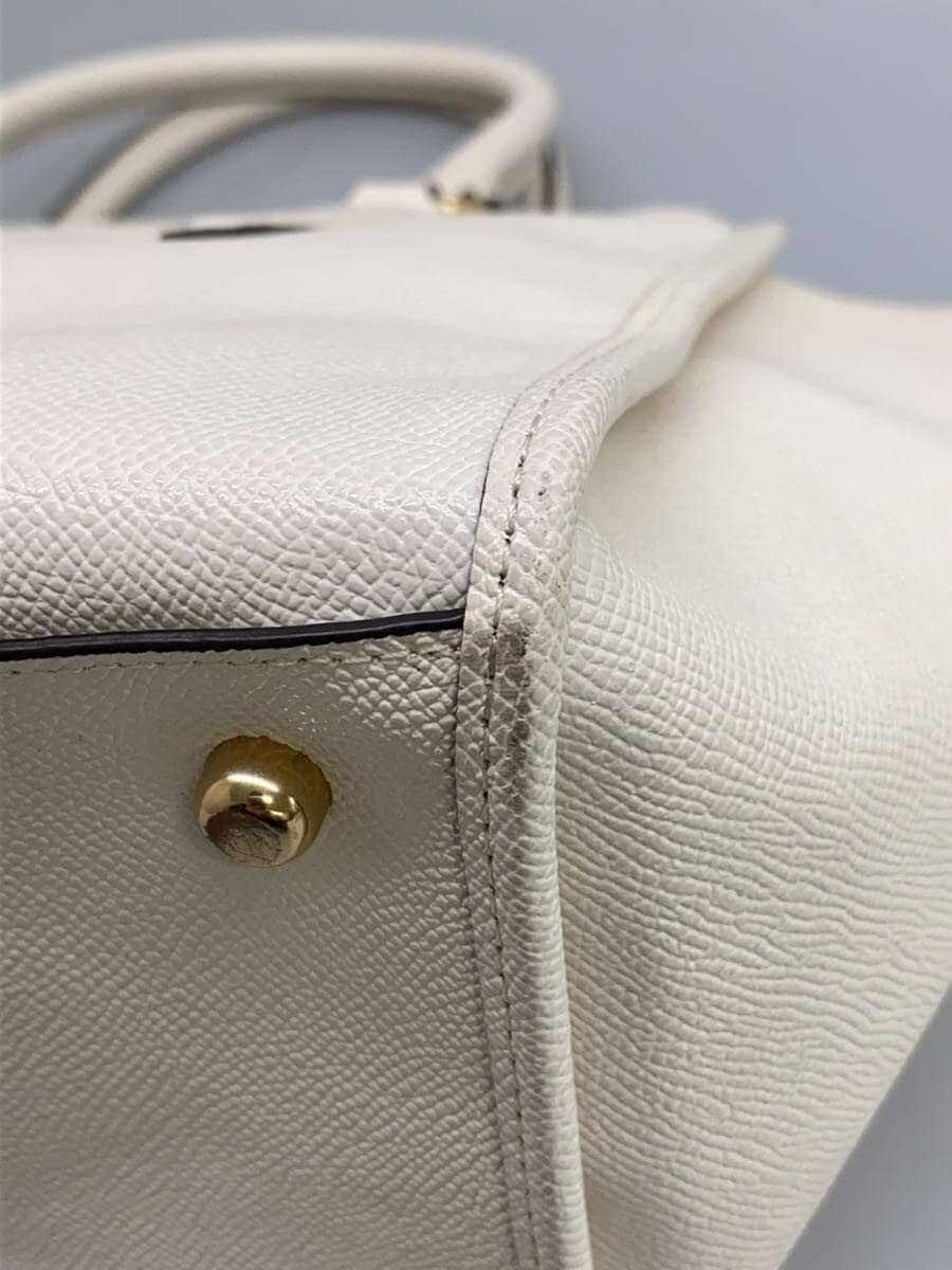 COACH Handbag WHT Solid F14928 White 7
