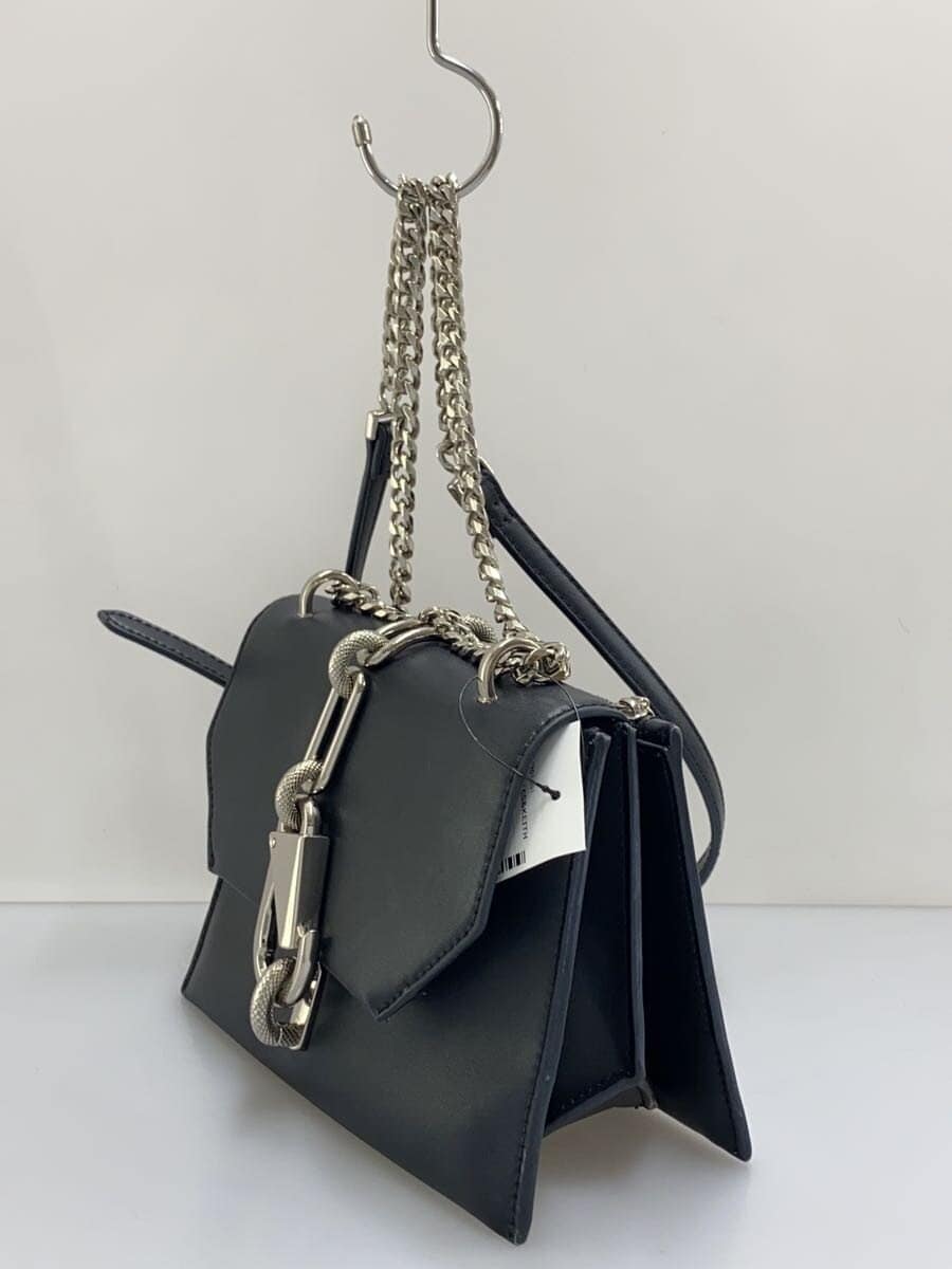 CHARLES&KEITH chain shoulder bag leather BLK③ 2