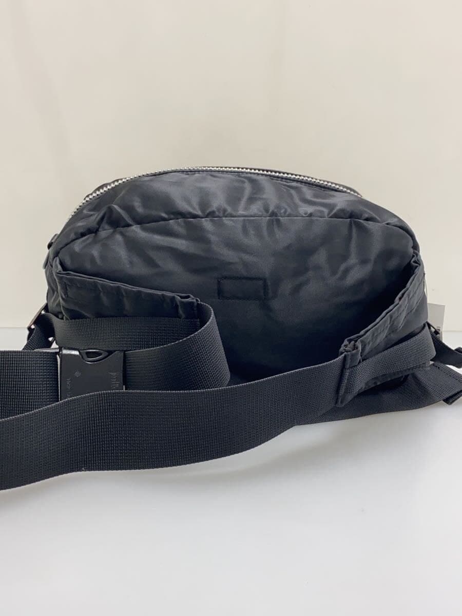 PORTER tanker west bag nylon BLK interior pen stains and damage present chrome 3