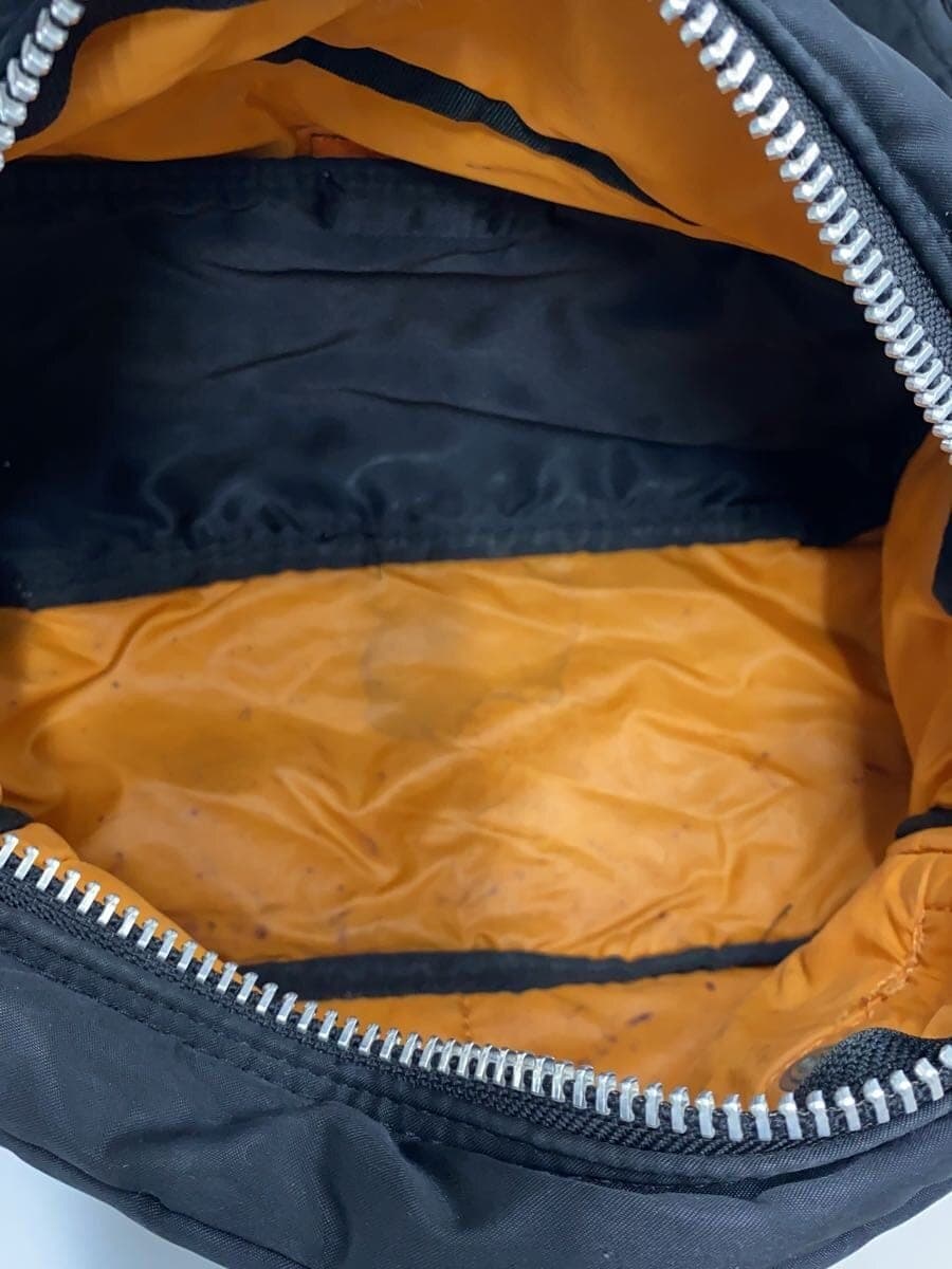 PORTER tanker west bag nylon BLK interior pen stains and damage present chrome 6