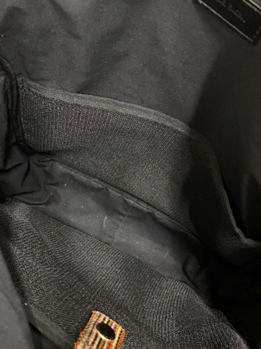 Paul Smith Backpack Polyester Gray Solid Color 6