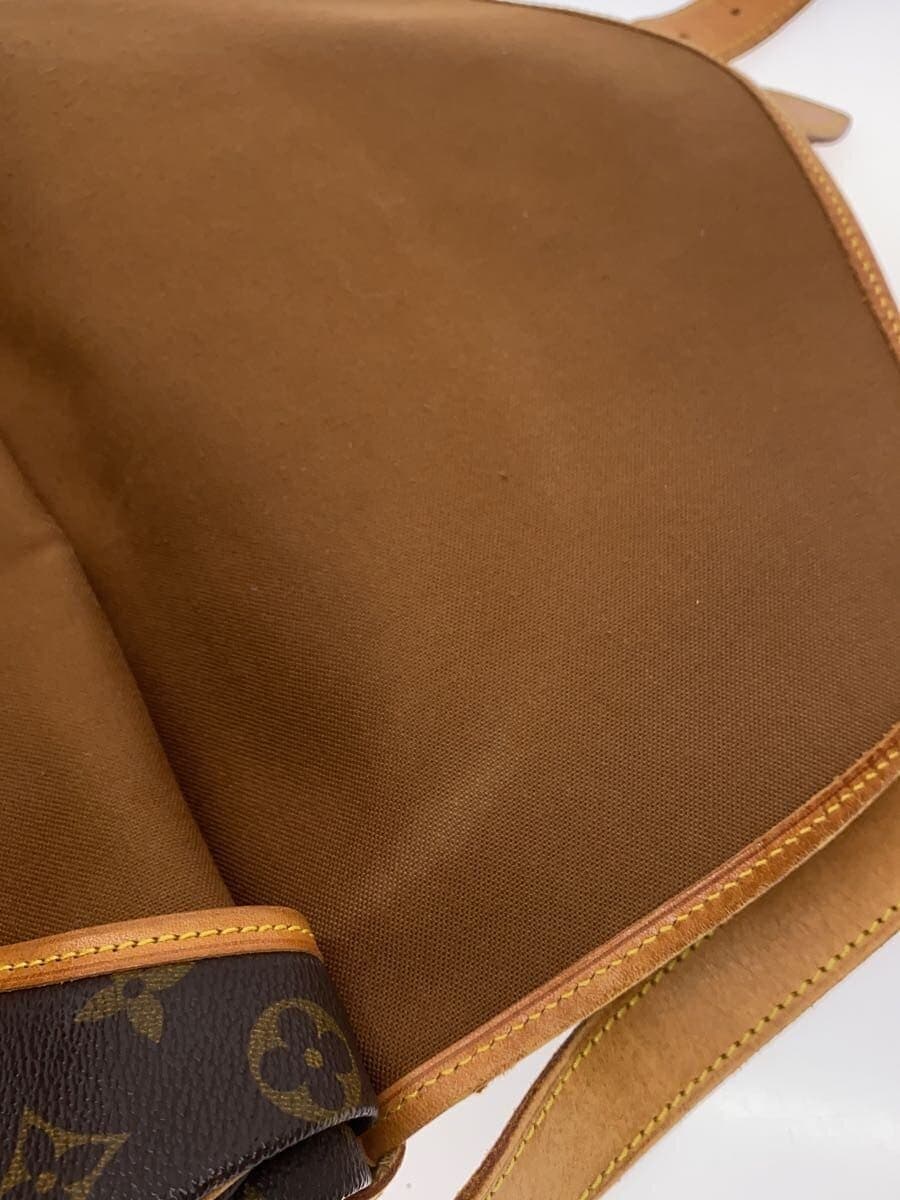 LOUIS VUITTON 1) Sommeur 35 Monogram Canvas Leather BRW Allover Pattern M42254 7