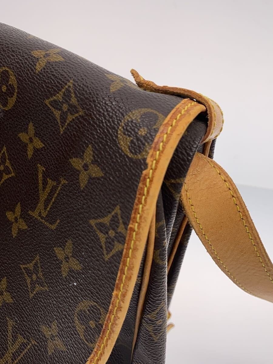 LOUIS VUITTON 1) Sommeur 35 Monogram Canvas Leather BRW Allover Pattern M42254 9