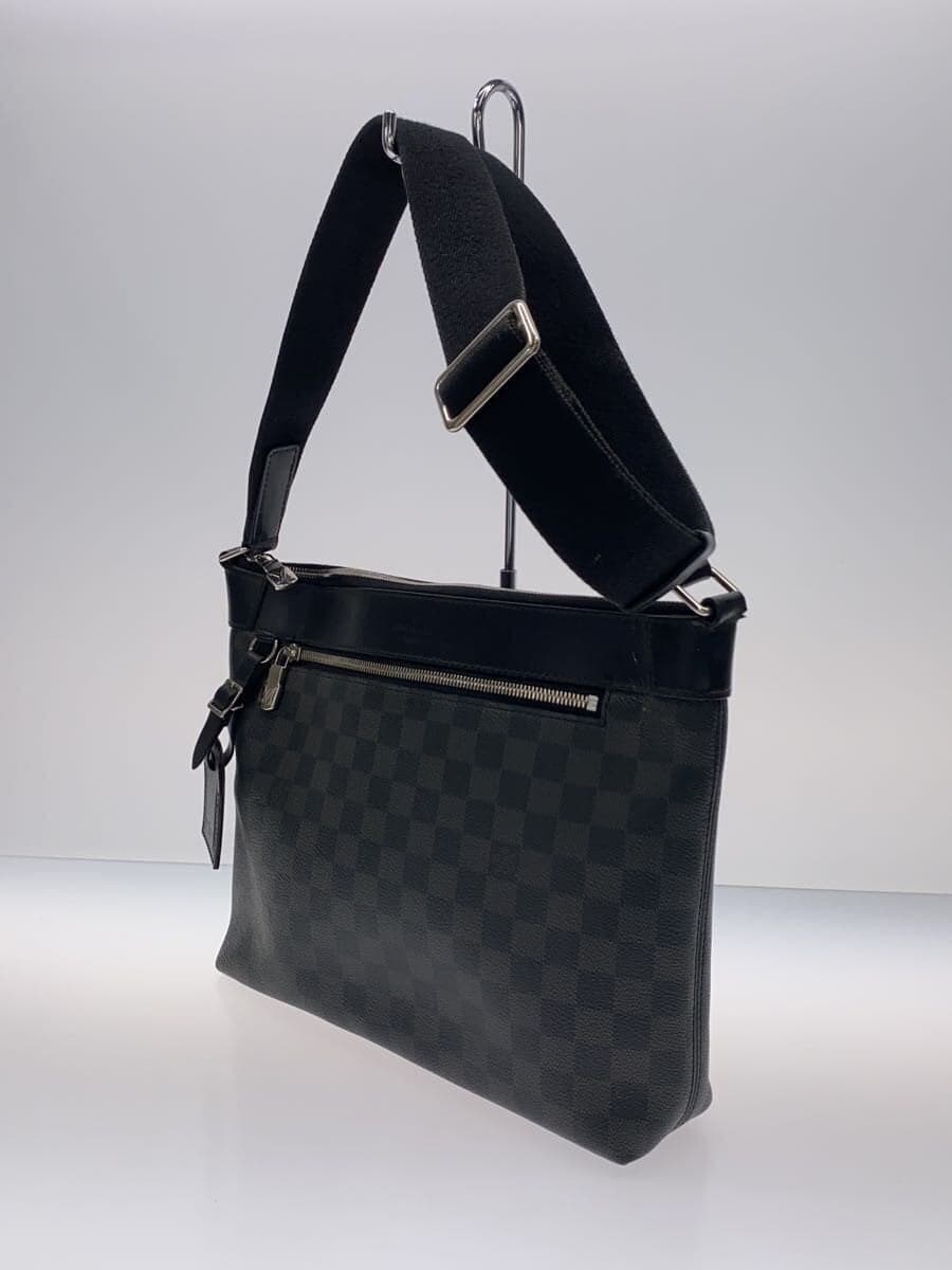 LOUIS VUITTON2) Mick PMNM_Damier Graphite PVC BLK N40003 2