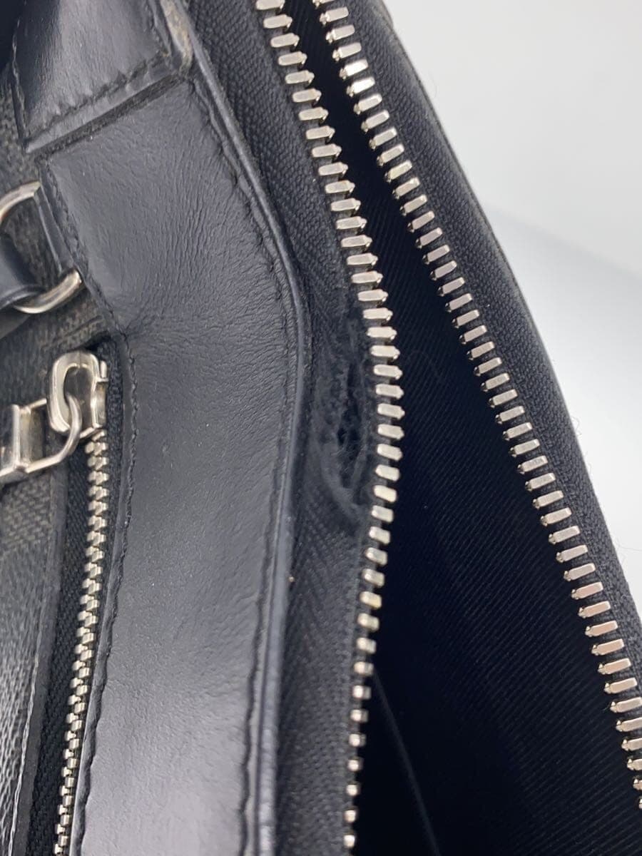 LOUIS VUITTON2) Mick PMNM_Damier Graphite PVC BLK N40003 7