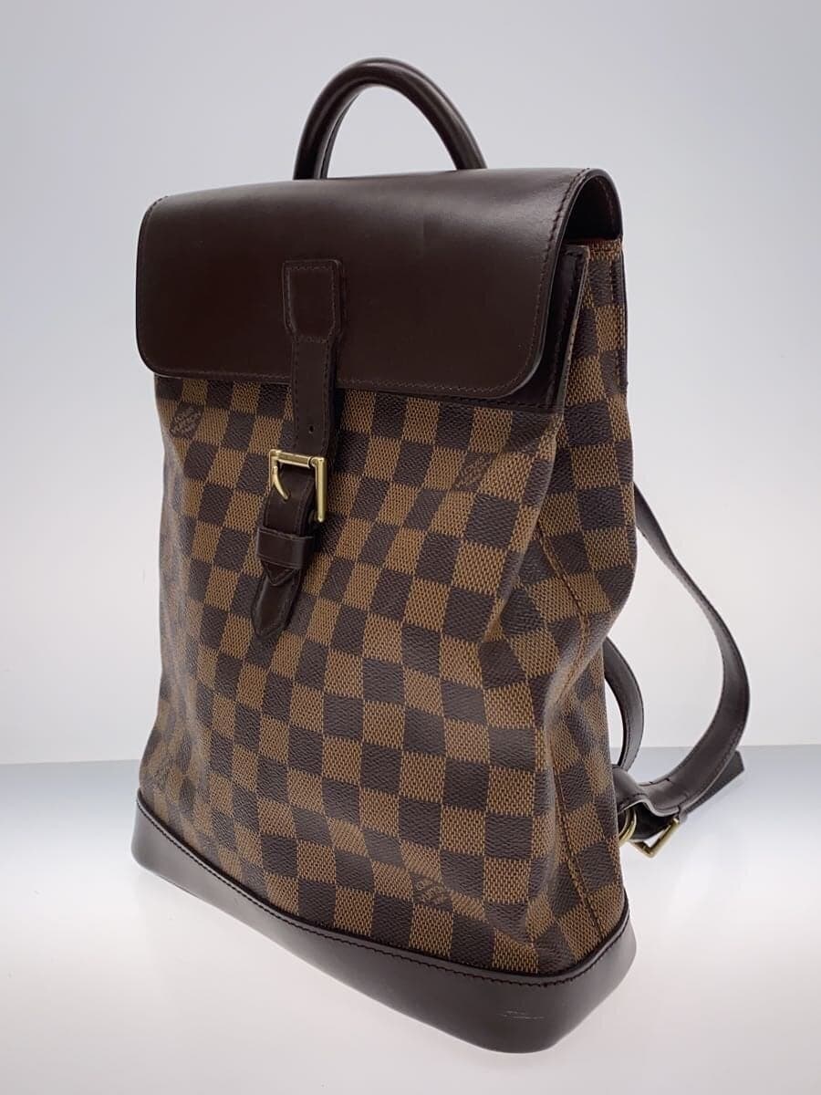 LOUIS VUITTON Soho Damier Ebene PVC BRW N51132 2