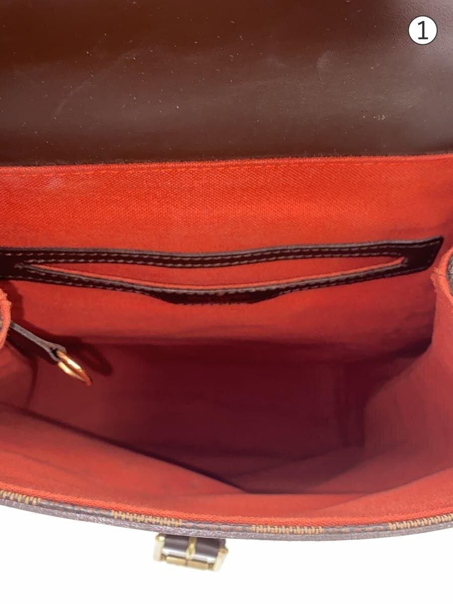 LOUIS VUITTON Soho Damier Ebene PVC BRW N51132 6