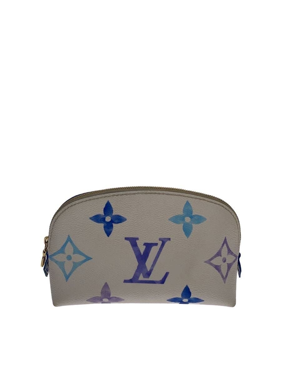 LOUIS VUITTON Flower Tile LV By The Pool Pouch -- WHT All-over pattern m82494