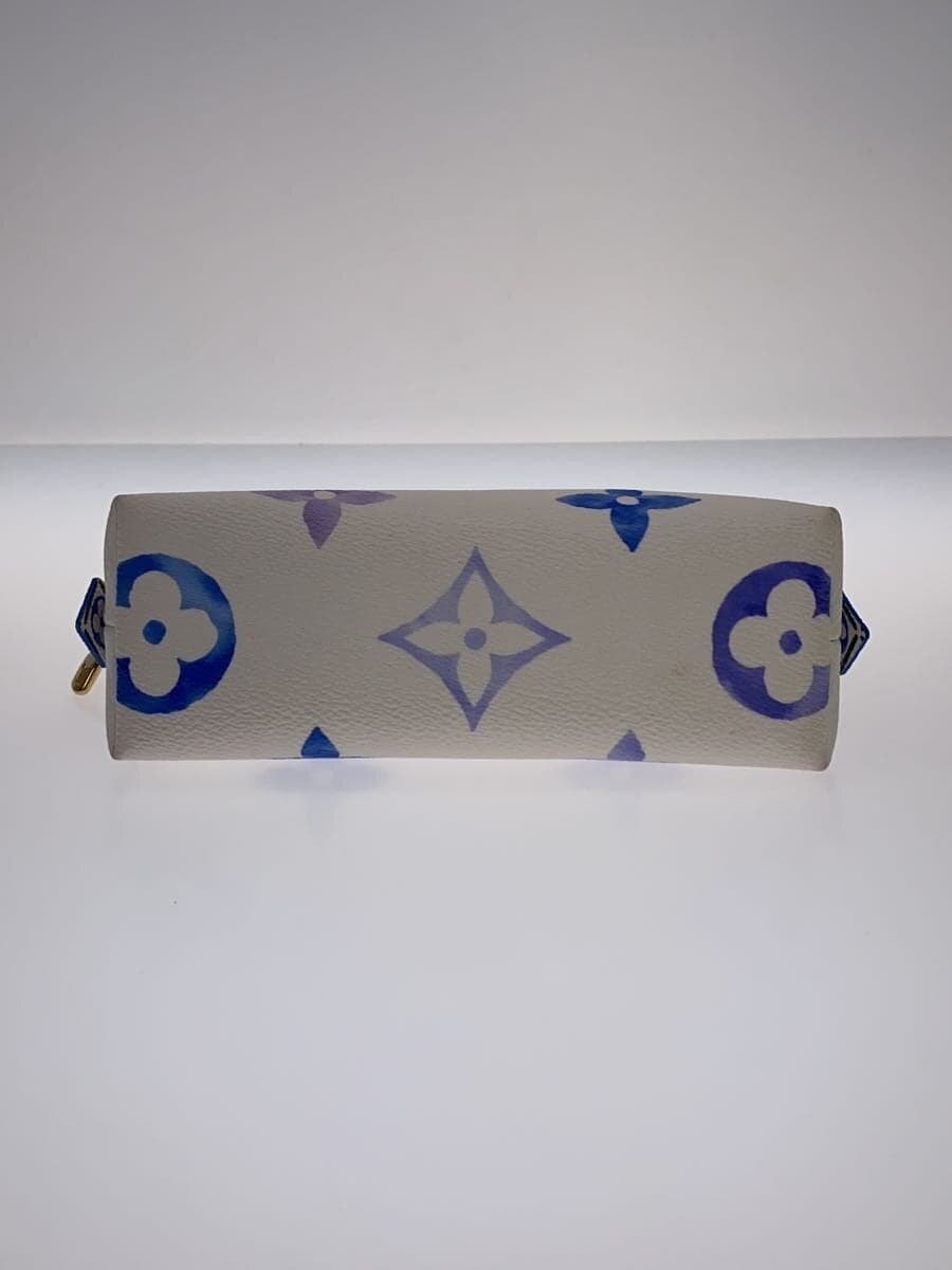 LOUIS VUITTON Flower Tile LV By The Pool Pouch -- WHT All-over pattern m82494 4