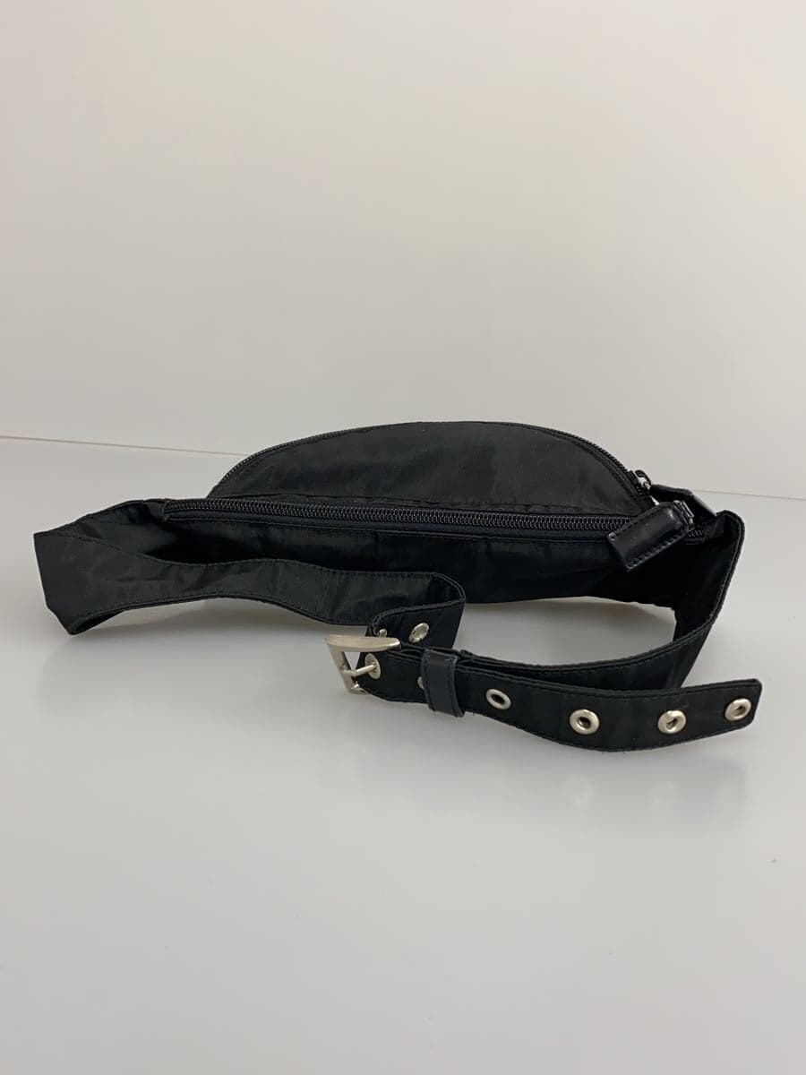 PRADA Waist Bag Nylon BLK Body Bag Black 3