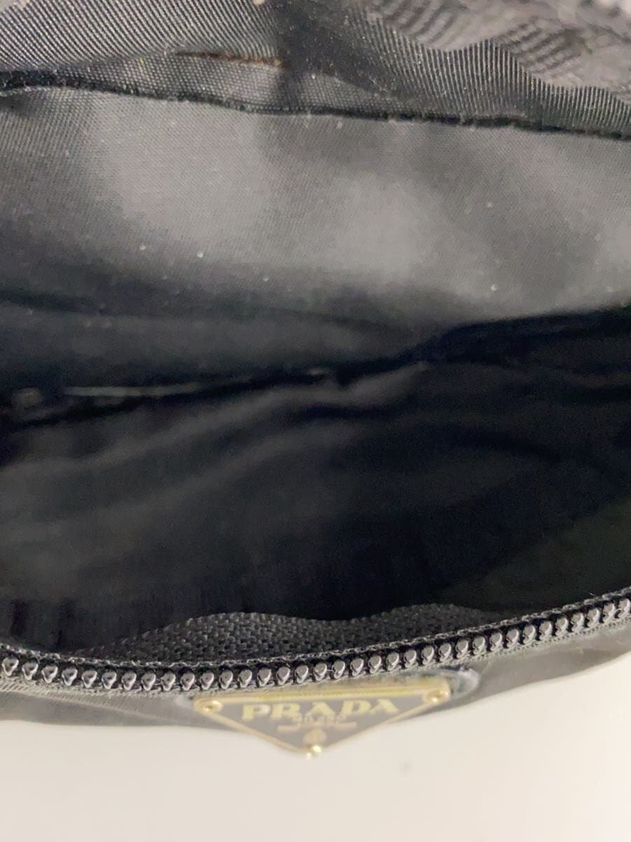 PRADA Waist Bag Nylon BLK Body Bag Black 6