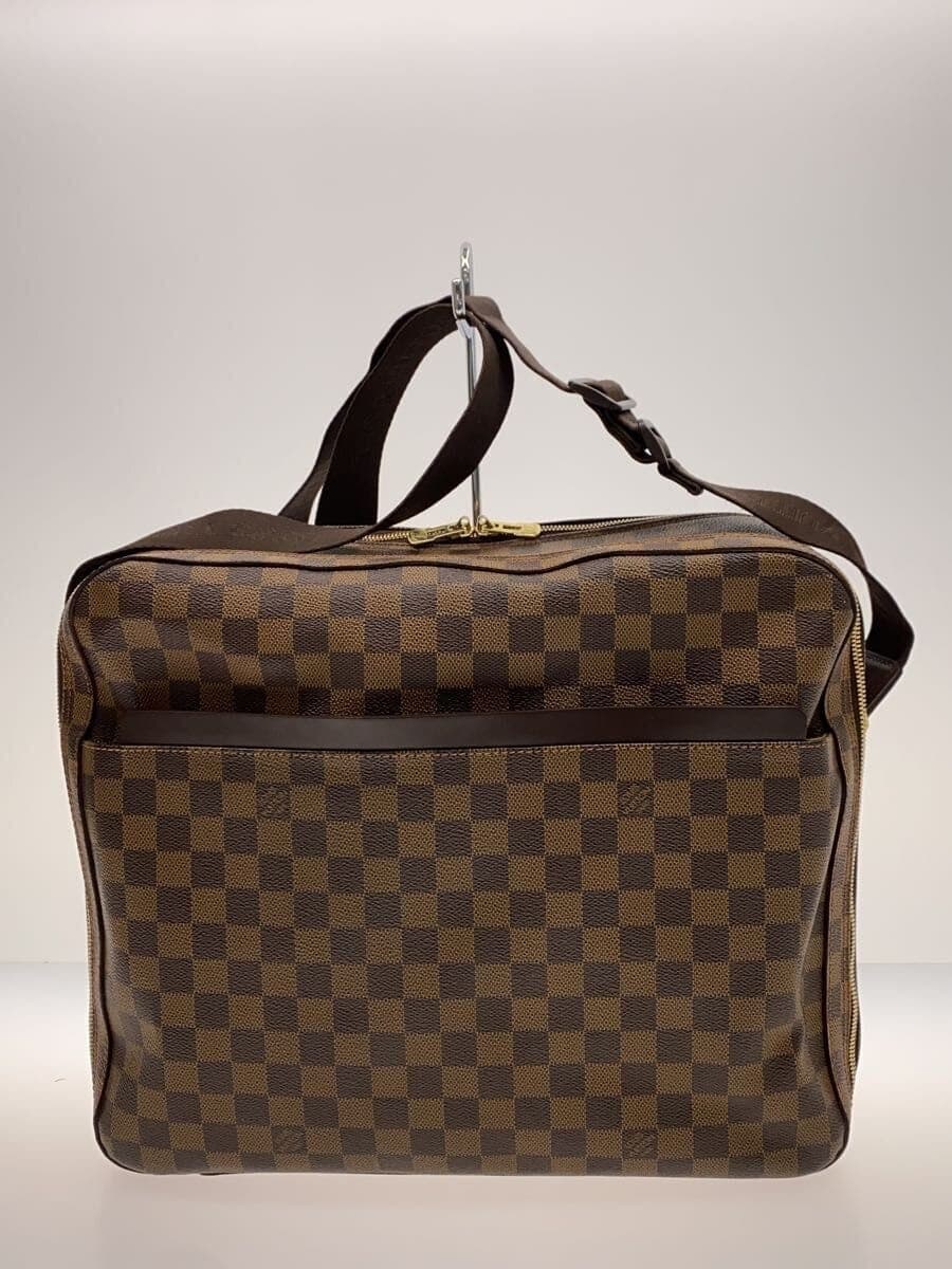 LOUIS VUITTON Damier Dorseau de Loup Shoulder Bag -- BRW Plain N45251 3