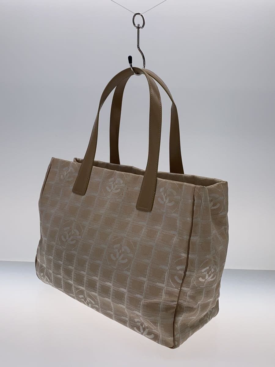 CHANEL Tote MM _ New Travel Line _ Nylon _ BEG Nylon BEG Beige A15991 2