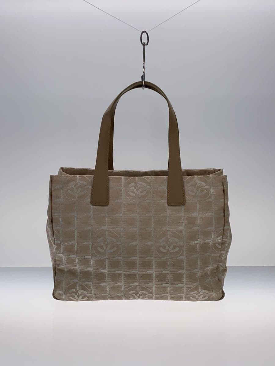 CHANEL Tote MM _ New Travel Line _ Nylon _ BEG Nylon BEG Beige A15991 3