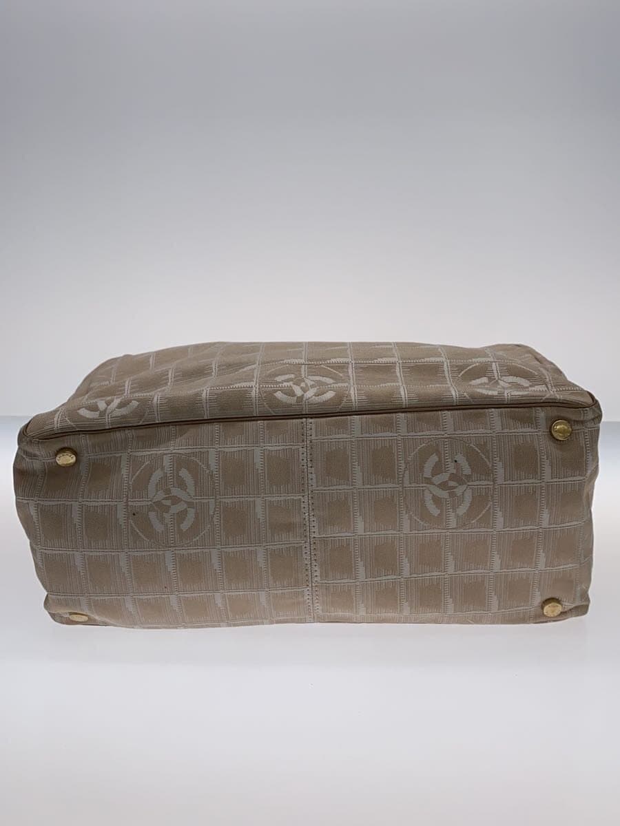 CHANEL Tote MM _ New Travel Line _ Nylon _ BEG Nylon BEG Beige A15991 4