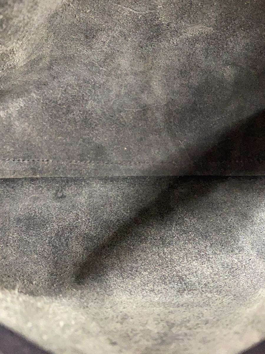 IL BISONTE Shoulder Bag Cowhide Black 6