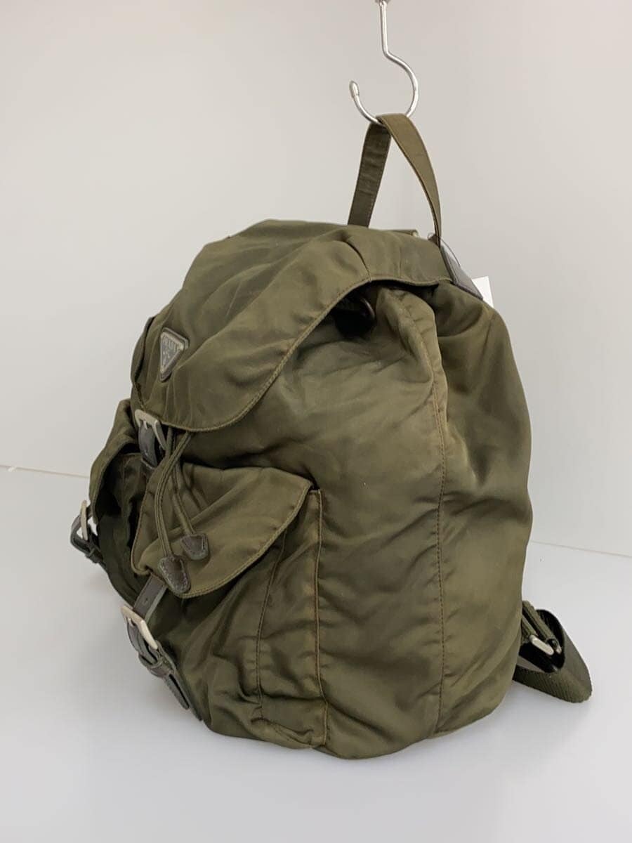 PRADA Backpack Nylon KHK BZ2811 2