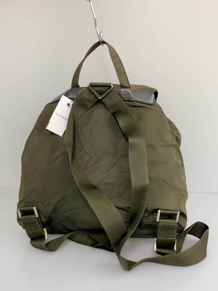 PRADA Backpack Nylon KHK BZ2811 3